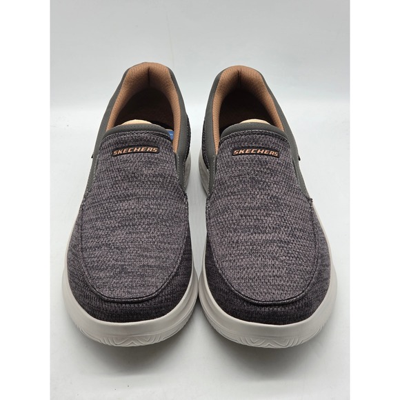 Skechers Hasting Marco Relaxed Fit Mens 13 Gray Loafers Walking Shoe 205367 GYBK main image 11
